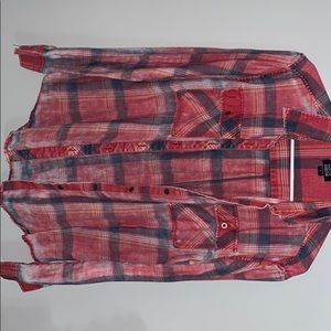 Distressed flannel
